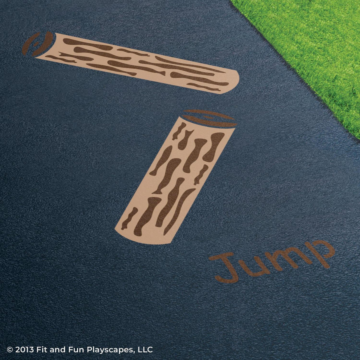 Jump Rope Logs Jump Logs® Reusable Stencil – Fit and Fun Playscapes LLC