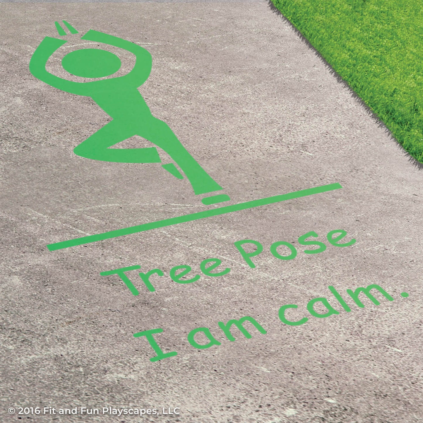 Nature Motor Sensory Path Reusable Playground Stencil Package