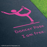 Dancer Pose Reusable Stencil